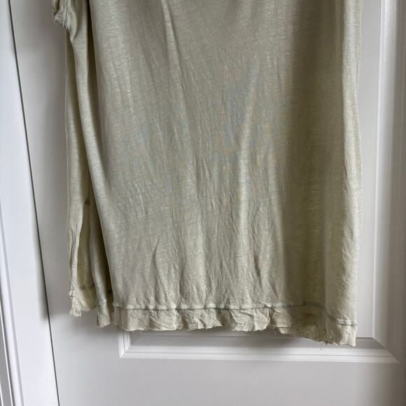We The Free Ponderosa Tee Sz M Linen Blend Lounge Green - Picture 9 of 10